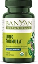Banyan Botanicals Lung Fórmula – Apoyo respiratorio orgánico para la salud pulmonar – Blend de base vegetal con Licorice, Tulsi Leaf y otras hierbas de salud pulmonar – 90 Tabletas – Feria de no GMO para la vida Vegan