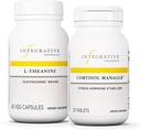 Terapéutica Integrativa Bundle con Cortisol Manager, 30 Tablets & L-Theanine, 60 Capsules - Cortisol Manager for Stress Support with Ashwagandha* - L-Theanine to Support a Relaxed State*