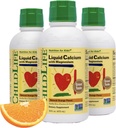 ChildLife Essentials Suplemento de calcio líquido para niños - Calcio bebé con magnesio, zinc y vitamina D3 - sabor a naranja, 16 fl oz (3 Pack)