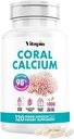 Vitapia Coral Calcio Powder 1000mg Capsules for General Health, Bone Health, PH Level Balance, Trace Minerals Support - 120 Veggie Capsules - Non-GMO &amp; Gluten-Free Supplement