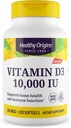 Orígenes saludables Vitamina D3 10,000 UI (No-GMO, alta potencia, soporte de bonificación, soporte para inmunes, libre de gluten), 120 Softgels