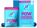EBOOST POW Natural Pre Workout Powder - 15 Packets, Blue Raspberry - Preworkout Energy Booster Gym Supplement Drink Mix for Hombre and Women - Performance, Joint Mobility Support - Gluten-Free