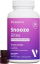 VitaMedica Snooze Sleep Gummies - Melatonin-Free, Zero Grogginess - L-Theanine, Chamomile, Passionflower & Lemon Balm - Sleep Aid Gummies for Adults - 30 Count