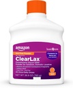 Cuidado básico ClearLax, Polvo laxante para el alivio del estreñimiento suave, Softens Stool, Polyethylene Glycol 3350, Orange Flavor, 1,68 libras (Pack of 1)