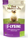 Pet Naturals Lysine for Cats, Chicken Flavor, 60 Chews - Immune y Respiratory Support for Cats - No Wheat o Corn - Vet Recomendado