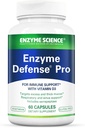 Enzyme Science Enzyme Defense Pro, 60 cápsulas – Suplemento de Apoyo a la Inmunidad – Formulado con Vitamina D3, L-Lysine, Calcio y Protease–Enzyme Digestion Support – Sistema Inmune