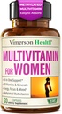 Multivitaminas para Mujeres – Mujeres Metiladas Multivitaminas & Multiminerals Capsulas con Vitamina B12, A, D, C, Zinc, Magnesio &amp; Más para el soporte diario completo – Vitaminas Biodisponibles Confiadas para Mujeres