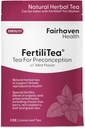 Fairhaven Health FertiliTea Silencio Orgánica Fertilidad Tea for Women to Support Reproductive Health* Silencio Prenatal Herbal Tea to Support Menstrual Cycle &amp; Hormone Balance* ← Contains Vitex TEN Mint ANTE 60 Servings