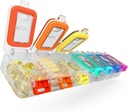 BEXEEN Medicina semanal Pill Organizador impermeable 7 días Caja de píldoras grandes Caja de píldoras diaria Cute Vitamin Organizer Portable Pill Container Travel Pills Holder XL Supplement Medication Dispenser One a Day