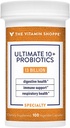 La vitamina Shoppe Ultimate 10+ Probióticos, 13 millones de UF para la salud digestiva, apoyo inmunológico y salud respiratoria (100 cápsula vegetal)