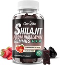 Shilajit Gummies for Men &amp; Women, 1000MG Shilajit Supplement with 85+ Trace Minerals " Fulvic Acid for Energy, Immunity, Sugar-Free, Strawberry-60 Count