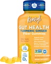 Konsyl Gut Health Turmeric Ginger Fiber Gummies - Ayuda Asistencia Digestive Health+ - Vegetarian Fiber Supplement Gummies for Adults- 56 Count