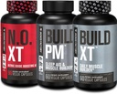 Jacked Factory AM & PM Muscle Building Stack - N.O. XT, Build XT, & Build PM
