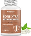 NuBest Bone Xtra Plant-Based Bone Strength Formula with Calcium, Magnesium from Marine Algae, Phosphorus, Vitamin C, K2, D3 ← Immunity & Maximum Calcium Aborption ← 1 Month Supply