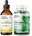 Wild & Organic Mullein Drops 4 oz " Chlorophyll Gummies 60 Chews