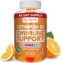 Feel Great Vitamin D Gummies for Adults ← Tropical Flavored Vegetarian Chewable Vitamin D 2000 iu ← Immune Support Suplemento Silencio Gluten Free ← 45 Day Supply