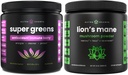 NutraChamps Super Greens Antioxidant &amp; Lion's Mane Powder. Digestive, Immunity & Adaptogen Support
