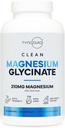 Tipo Zero Magnesium Glycinate (210mg tención 180 cápsulas) Puro, No GMO, Gluten Free, Natural High Absorption Magnesium Supplement