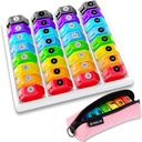 Organizador Mensual 1-Time a-Day: 30 Day Pill Organizer with Labels, Portable Mensual Pill Box, Month Pill Holder ith Portable Zipper Bag for Vitamin, Medicine, Fish Oil, Supplements