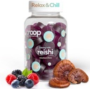Troop Reishi Mushroom Gummies - Calming Gummies for Adults and Children - Focus Supplement for Stress, Relax, Immune Support - 4000mg Triple-Extracted Fruiting Body - Mixed Berry, 60 Conde