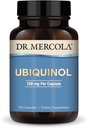 Dr. Mercola Ubiquinol - 100 mg Ubiquinol - Supports Energy Production - Antioxidant Supplement - Non-GMO, Gluten-Free &amp; Soy-Free - 30 Capsules (30 Servings)