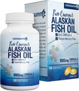 Nutrasumma High Purified Omega 3 Suplemento Wild Alaskan Fish Oil Burpless & No Fishy Taste, 650mg EPA &270mg DHA de 1250mg Fish Oil softgels, Gluten Free, Heart, Brain cóctel Immune Support, 60 Servings