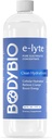 BodyBio e-Lyte - Concentrado de electrolito líquido para la hidratación limpia, Energía &amp; Alivio de cáñamo - Sin azúcar, Sin sabores artificiales, Sin artillería, Keto Friendly