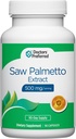 DOCTORS' PREFERRED Saw Palmetto for Hombre and Women Extract Supplement — 500 mg/Serving TEN 90 Capsules