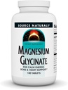 Fuente Naturales Magnesium Glycinate, Chelated for high Absorption  durable for Calm Energy, Bone & Heart Support*, 200 mg por Serving - 180 Tablets