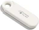 Organizador de Píldora de Píldoras delgadas, caja de Píldora pequeña encaja en el púrpura o en el bolsillo, tenedor de Píldora portátil compacto, 3 piezas de estilo Daily Vitamin Box (White)