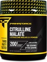PrimaForce L-Citrulline Malate Powder, Unflavored Pre Workout Suplemento, 200 Grams - Boosts Energy, Aids Recovery, Enhances Strength Performance – Vegan, Non-GMO