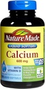 Nature Made Calcium 600 mg - 100 Softgels, Pack de 4