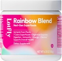 Superfood Rainbow Blend Powder, 7-Color Plant " Extractos Botánicos con 44 Nutrientes para Gut Health, Digestion, Immunity " Antioxidant Support, Digestive Enzymes & Prebiotics, 6.35 Oz