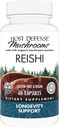 Host Defense Reishi Capsules - Heart &amp; Immune Health Support Supplement - Mushroom Supplement to Support Energy & Vitality - Reishi Supplement to Aid General Well-Being - 60 Capsules (30 Servings)*