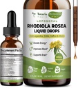 Totaria 16-in-1 Liposomal Rhodiola Rosea Tincture, Ultra Strength Rhodiola Suplemento w/Ashwagandha, Saffron, Magnesium, SAM-e, Rhodiola Rosea Extracto gotas líquidas para la relajación natural, Mood, Energy