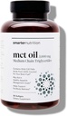 SMARTERNUTRITION MCT Oil Capsules C8 and C10 - Ketogenic Fuel for Brain & Body, Sustained Energy - from Cold-Pressed Coconut, Palm &amp; Gluten-Free, Non-GMO - 90 Count - 30-Day Supply