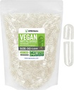 XPRS Nutra Tamaño 00 Empty Capsules - 5000 Conde Se unió a cabos Vegan vacíos claros - píldoras vacías vegetarianas - DIY Vegetable Capsule Filling- Veggie Pill Caps