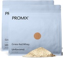 ProMix Nutrition Whey Protein Powder, Unflavored - Grass-Fed - Post Workout Fitness & Nutrition Shakes, Smoothies, Baking &amp; Cooking Recipes - Gluten-Free &amp; Keto-Friendly - 5 Pound (Pack of 2)