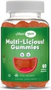 Maxi Health Multivitamin Gummies Vitaminas para Adultos &amp; Niños - Cherry Flavored Gummy Multivitamins - 60 vitaminas para mujeres y hombres - Daily Multi Vitamina Mujeres &amp; Hombres Multivitaminas Gummies