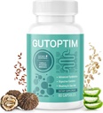 GutOptim Probióticos " Prebióticos Capsules tóxicos Pre y Probióticos para la salud sinbiótica " Bloating Relief for Women " Men TEN Enzyme with Probiotics for Digestive Health TEN Non-GMO, 60 Ct, 1 Month Supply