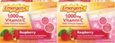 Emergen-C (30 conde, sabor a frambuesa, 1 mes de suministro Suplemento dietético mezcla de bebidas con 1000 mg de vitamina C, 0.32 paquetes onzas, cafeína libre (Pack of 2)