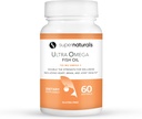 Super Natural Ultra Omega Fish Oil - Omega 3 Fatty-Acids EPA DHA - Soportes Brain Aumento Función, soporta Nerve y Eye Health 1200mg/720 Omega-3-60 Capsules