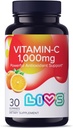 Vitamina C 1000mg Gummies for Kids &amp; Adults ←Antioxidant &amp; Immune Support Suplemento Silencio Vegan Multivitamin for Hair, Skin & Nails ← Non-GMO, Gluten-Free, Gelatin-Free Chewable 1000mg Por Serving 30 Ct