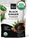 INCAS 100% USDA Organic Thai Black Ginger Powder For Men 2.65 onnce From Thailand Non GMO Verified Herbal Supplement for Natural Energy &amp; Endurance
