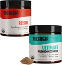 FreshCap Mushrooms Stress Bundle (Reishi Powder and Ultimate Mushroom Complex Powder)
