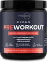Tipo Zero Clean Pre Workout (11.3 oz, Fruit Punch) + Beet Root + L-Arginine + L-Citrulline, 2G Arginine, L-Citrulline Malate, Beta A, Sugar Gratis, Organic Caffeine Preworkout for Men &amp; Women