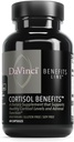 DaVinci Labs Cortisol Ventajas - Suplemento dietético para apoyar niveles saludables de cortisol y salud arenal - Con Ashwagandha Extracto, Rhodiola Rosea Root y Más - Sin gluten -60 cápsulas vegetarianas