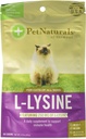 Pet Naturals de Vermont L-Lysine 60 Fun-Shaped Chews para gatos - 2 pack