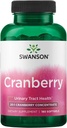 Swanson Cranberry - apoya la salud del tracto urinario, el control de la vejiga y promueve la función sana del riñón - Suplemento Hecho con 20:1 Juice Concentrate - (180 Softgels)