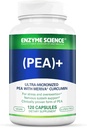 Enzyme Science Pea + Turmeric Curcumin Supplement for Physiological Support Helps Support Nervous, Immune, & Muscular Systems - 120 Capsules